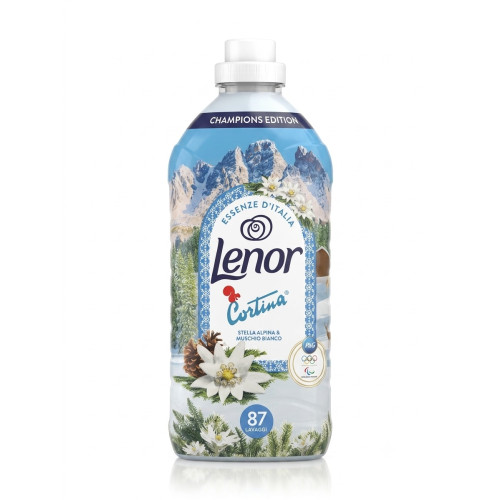 Омекотител Lenor Cortina Stella Alpina e Muschio Bianco 1.827l 87пранета | Procter and Gamble